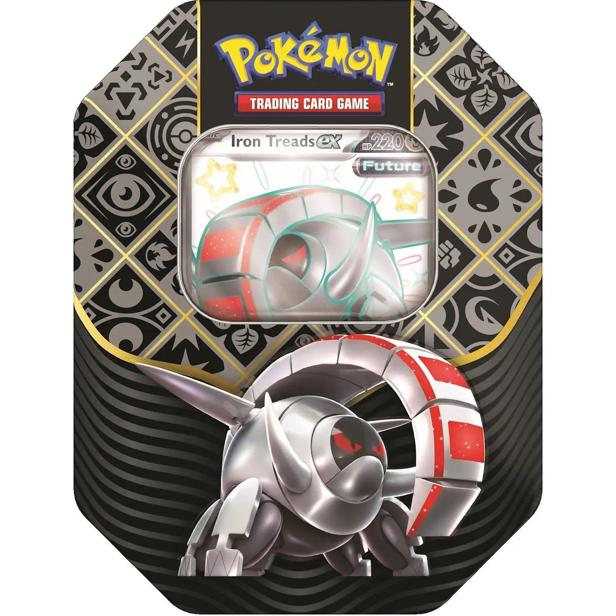 Pokemon - Scarlet & Violet - Paldean Fates Tin - Shiny Iron Treads Ex - My Store