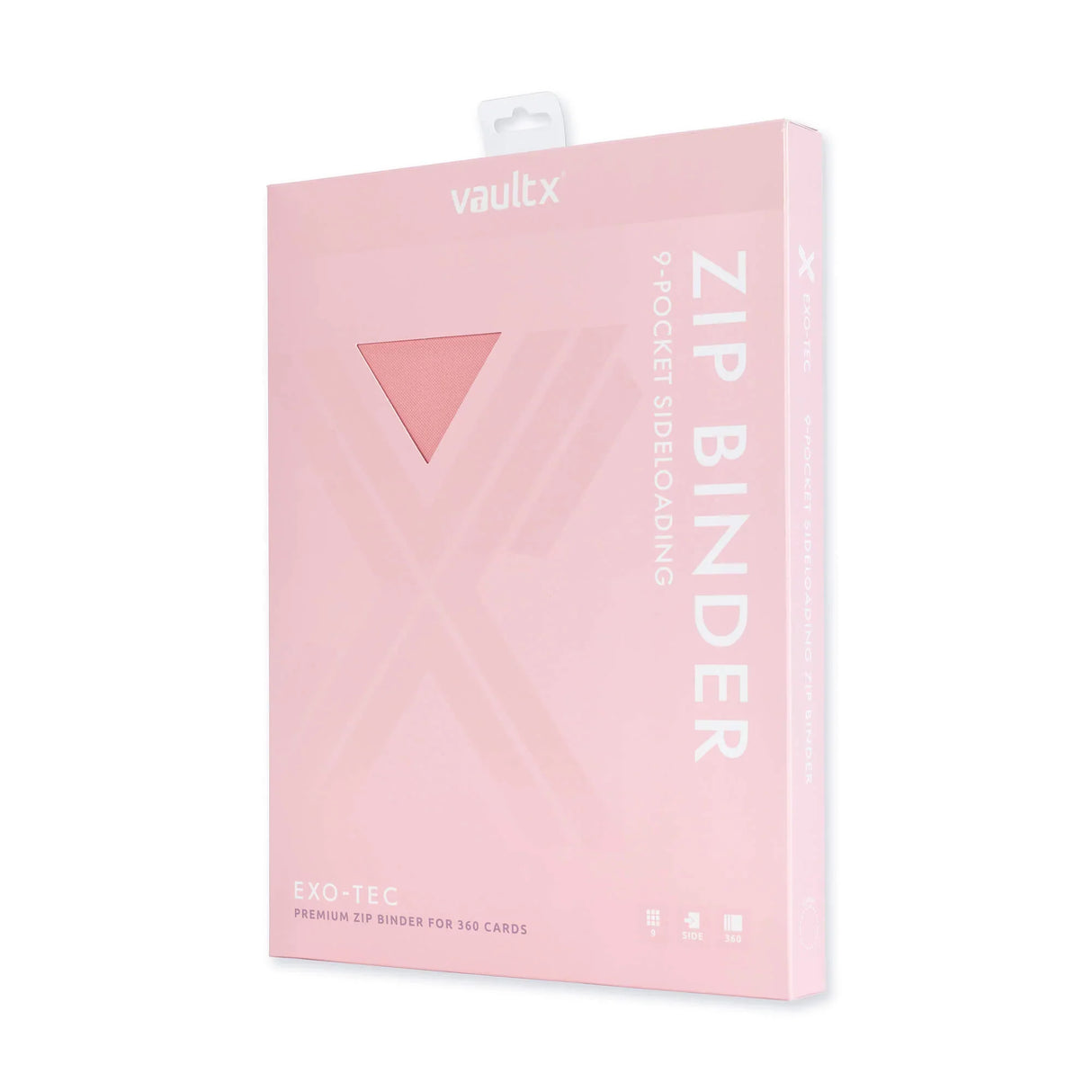 Vault X - 9-Pocket Exo-Tec® - Zip Binder - Just Pink - My Store