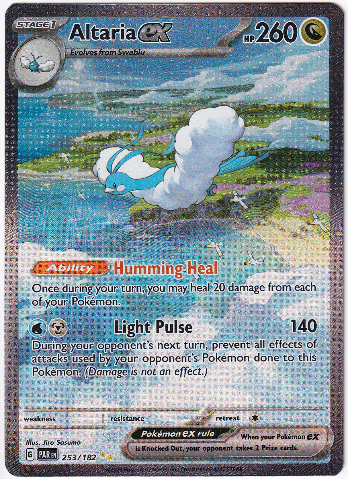 Pokémon Paradox Rift – Altaria EX SAR - Infinity TCG