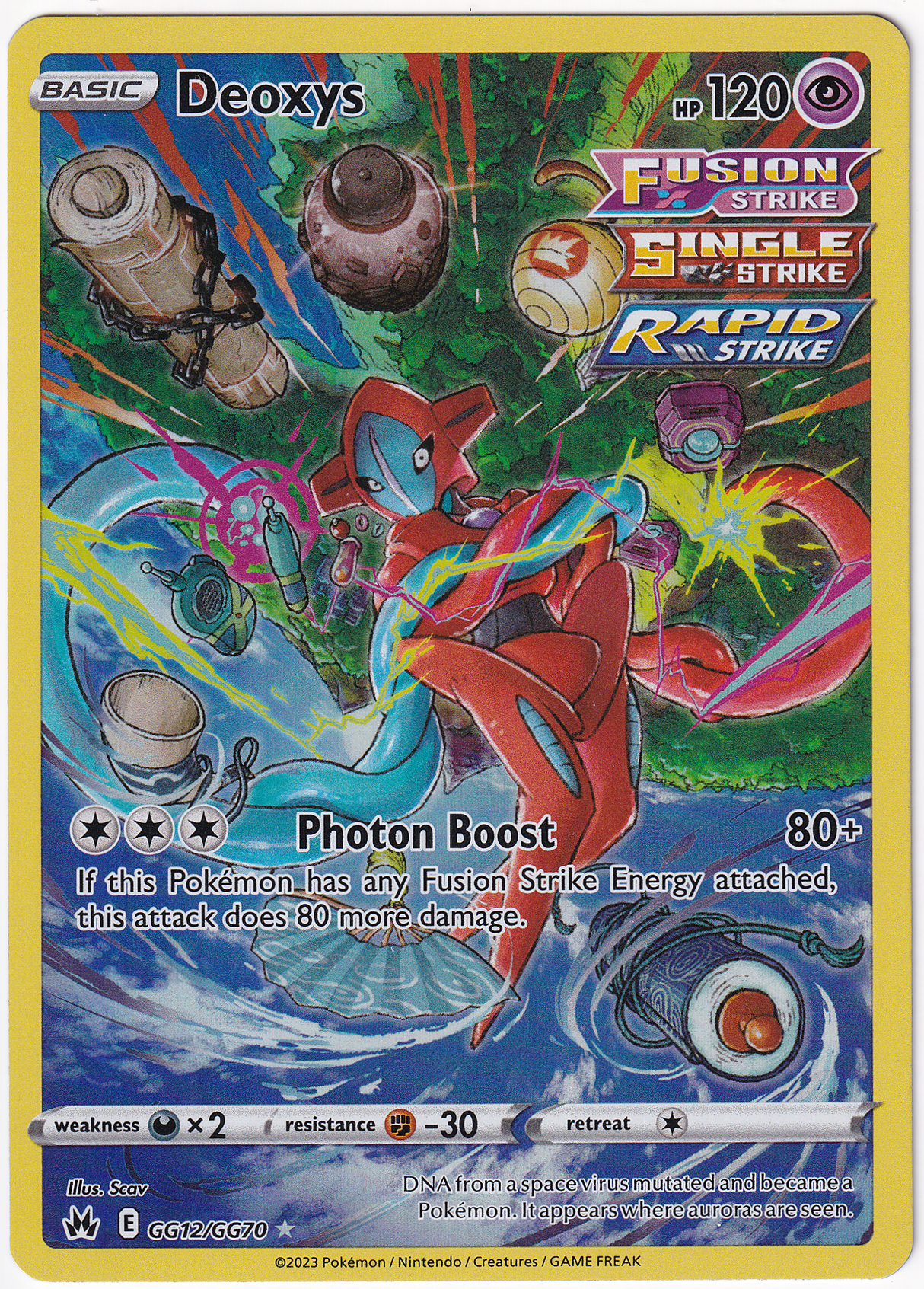 Pokémon Crown Zenith – Deoxys Illustration Rare - Infinity TCG
