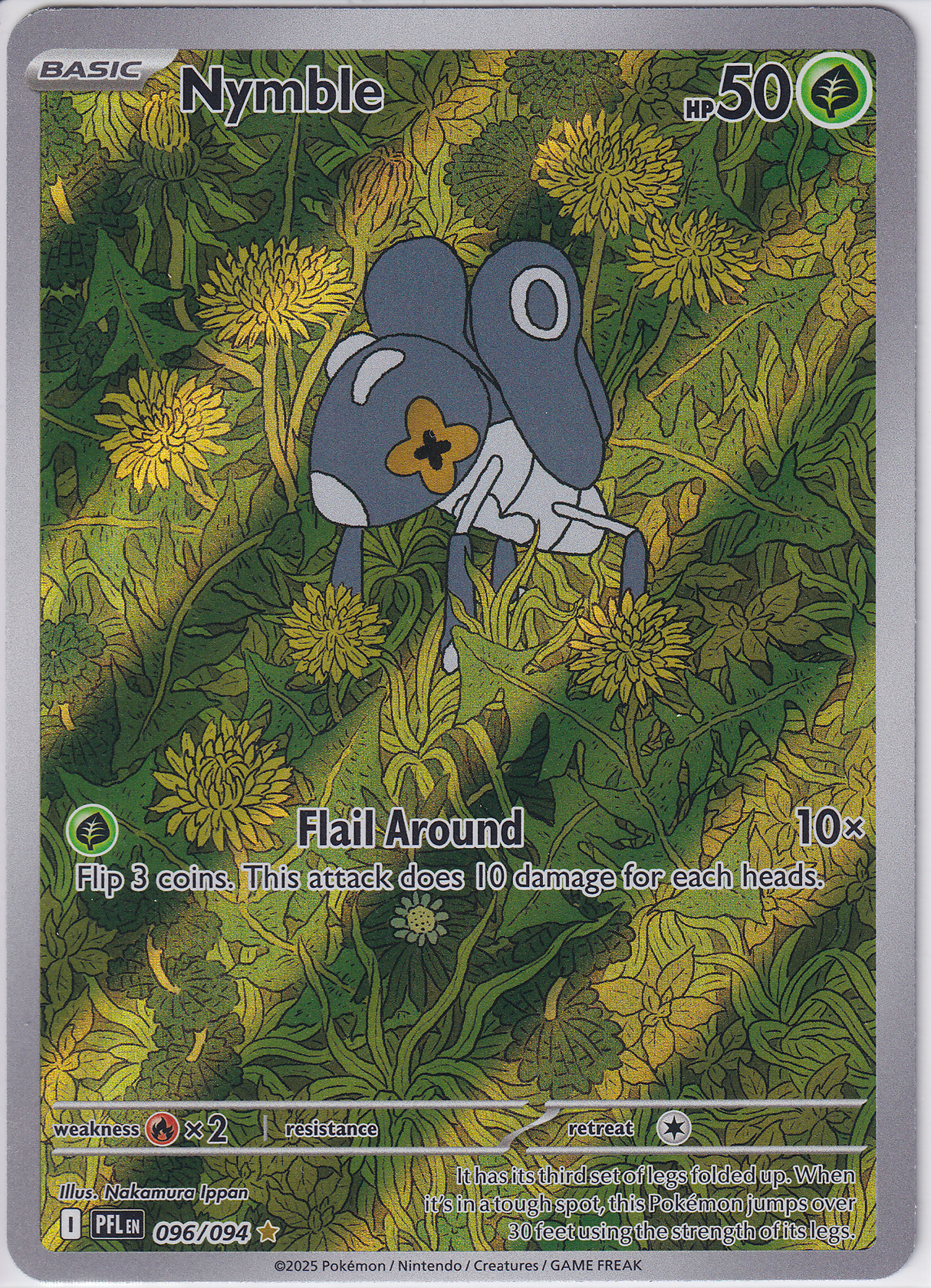 Pokémon Phantasmal Flames – Nymble Illustration Rare - Infinity TCG