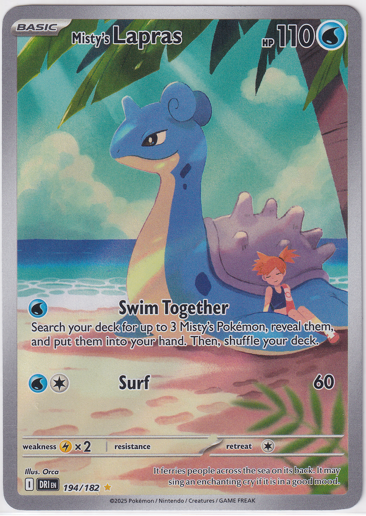 Pokémon Destined Rivals – Misty’s Lapras - Infinity TCG