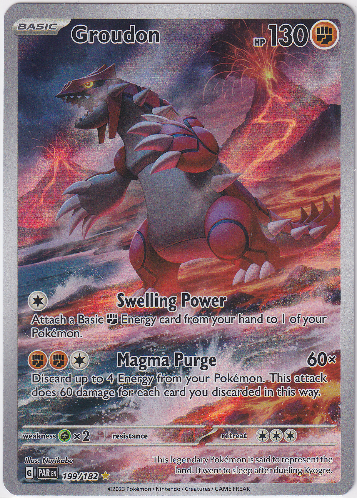 Pokémon Paradox Rift – Groudon Illustration Rare - Infinity TCG