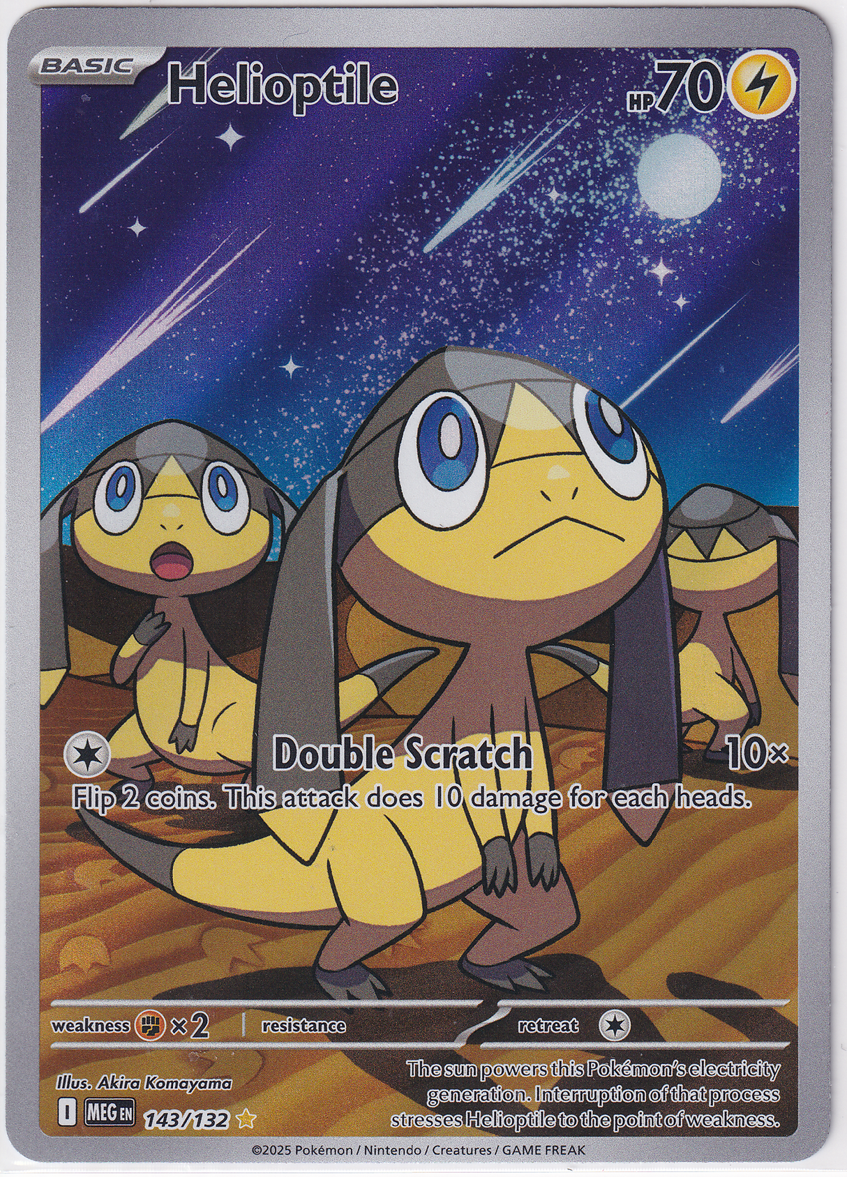Pokémon Mega Evolutions – Helioptile Illustration Rare - Infinity TCG