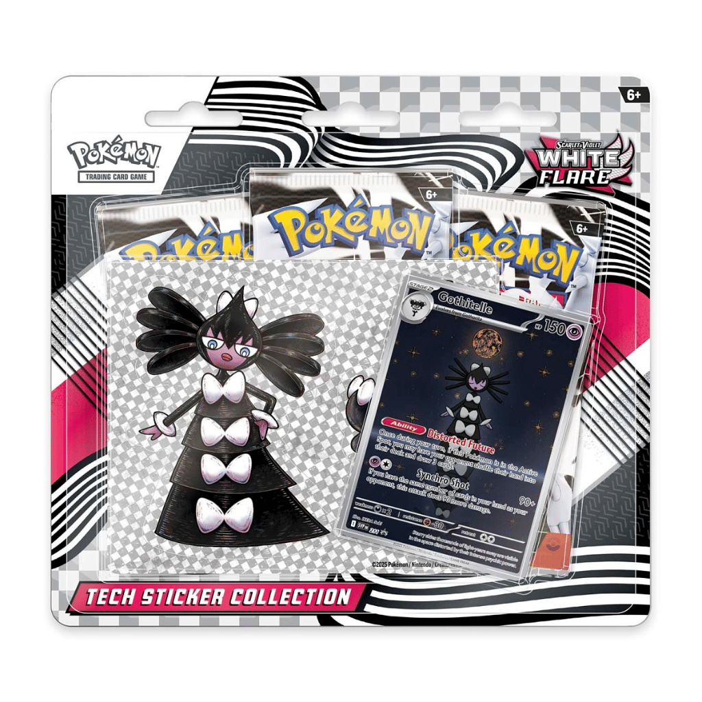 Pokémon Scarlet & Violet-White Flare Tech Sticker Collection