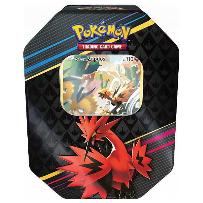 Pokemon - Crown Zenith - Galarian Zapdos Tin - My Store