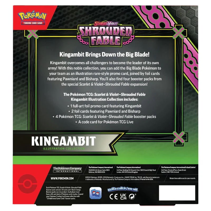 Pokemon - Scarlet & Violet - Shrouded Fable - Kingambit Illustration Collection - My Store