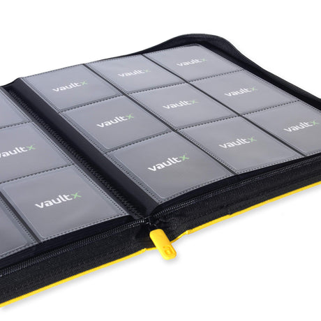 Vault X - 9-Pocket Exo-Tec® - Zip Binder - Yellow - My Store