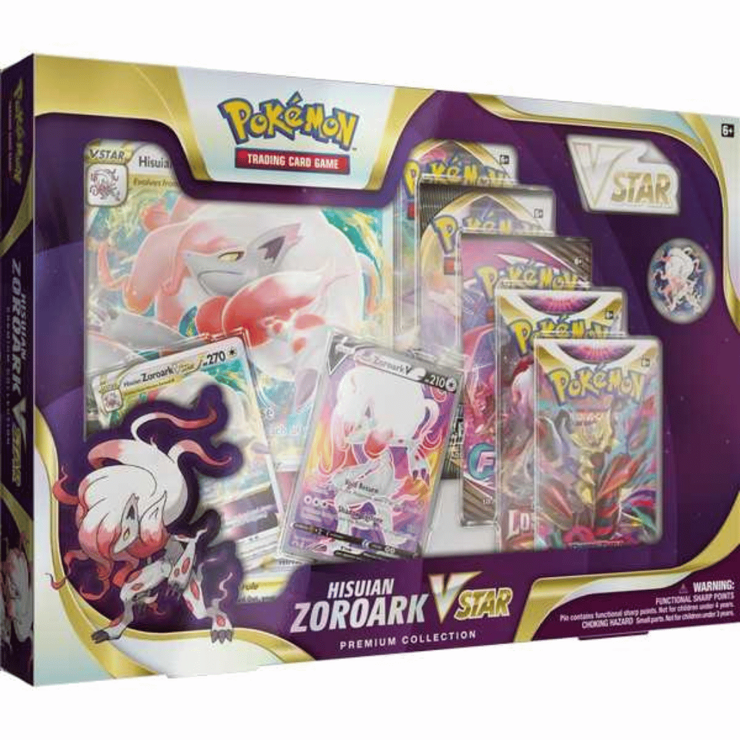 Pokémon TCG: Hisuian Zoroark VSTAR Premium Collection - Infinity TCG