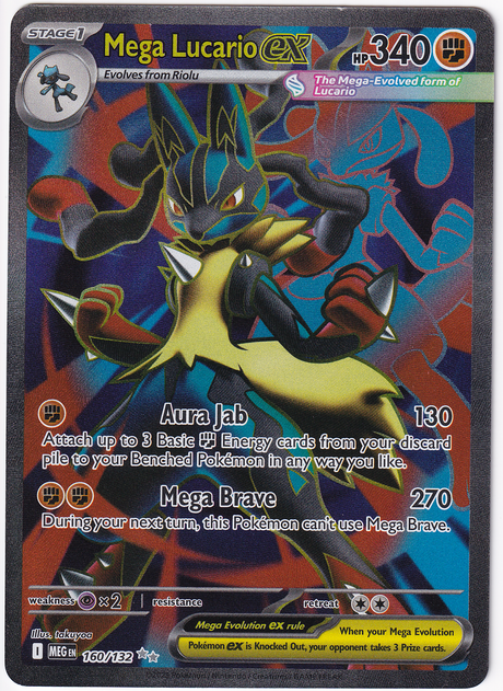 Pokémon Mega Evolutions – Mega Lucario EX Full Art - Infinity TCG