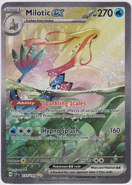 Pokémon Surging Sparks – Milotic SAR - Infinity TCG