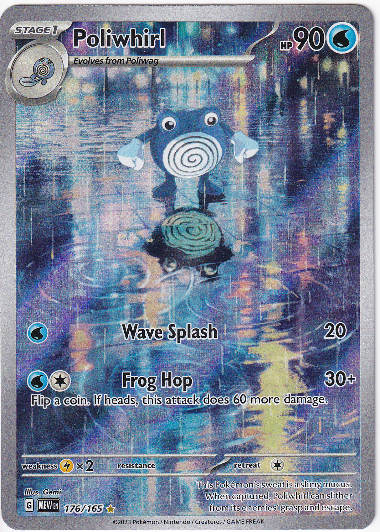 Pokémon 151 – Poliwhirl Illustration Rare #176 - Infinity TCG