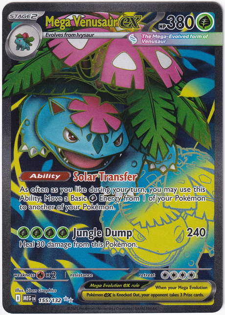 Pokémon Mega Evolutions – Mega Venusaur EX Full Art - Infinity TCG