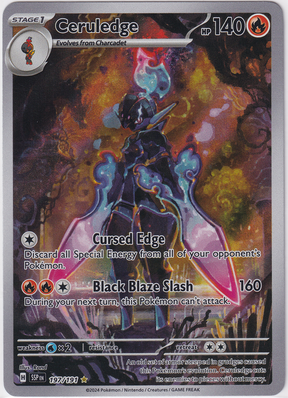 Pokémon Surging Sparks – Ceruledge Illustration Rare - Infinity TCG