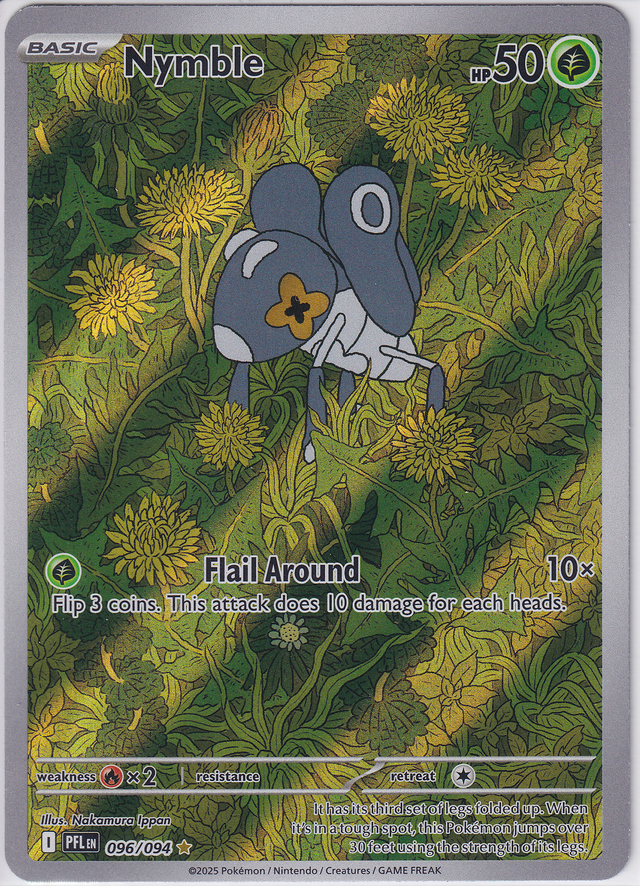 Pokémon Phantasmal Flames – Nymble Illustration Rare - Infinity TCG