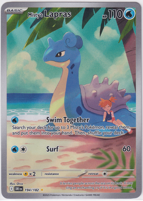 Pokémon Destined Rivals – Misty’s Lapras - Infinity TCG