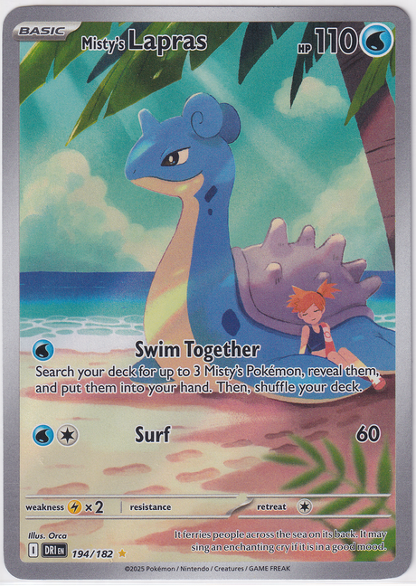 Pokémon Destined Rivals – Misty’s Lapras - Infinity TCG