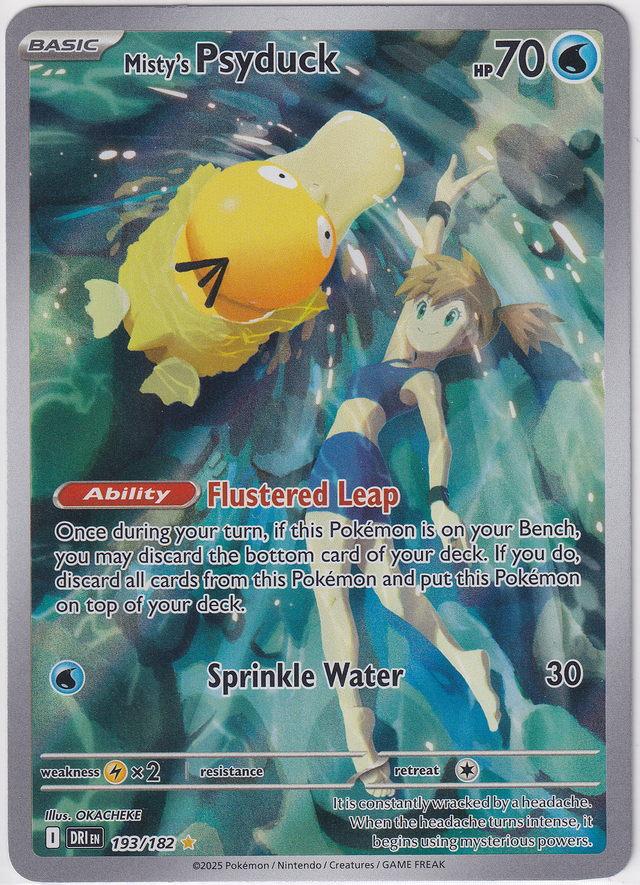 Pokémon Destined Rivals – Misty’s Psyduck - Infinity TCG