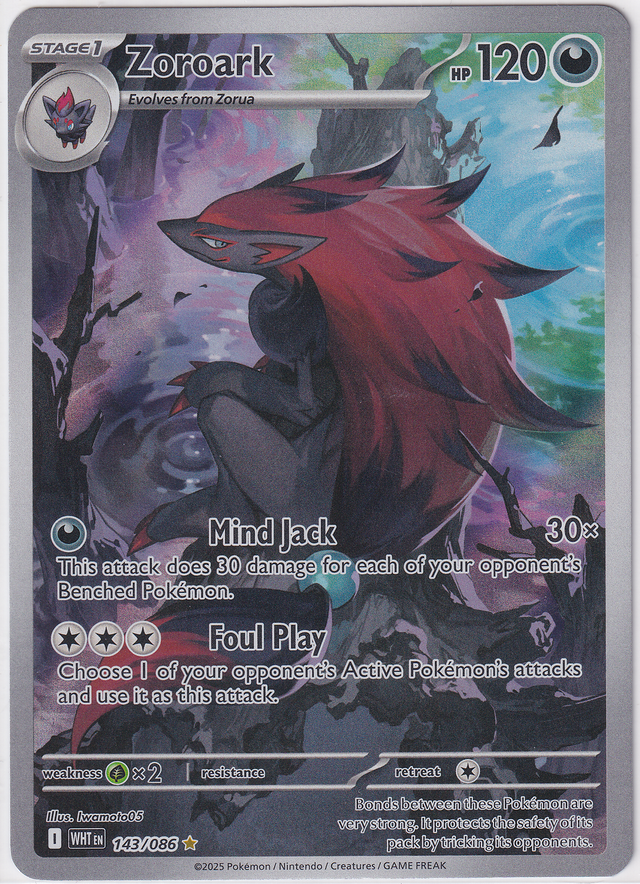 Pokémon White Flare – Zoroark Illustration Rare - Infinity TCG