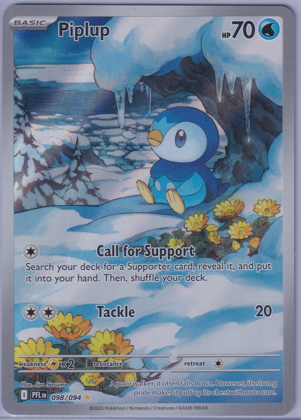 Pokémon Phantasmal Flames – Piplup Illustration Rare - Infinity TCG