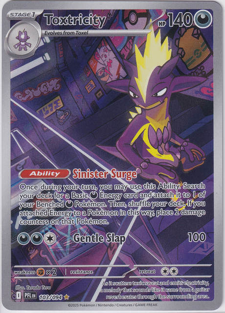 Pokémon Phantasmal Flames – Toxtricity Illustration Rare - Infinity TCG