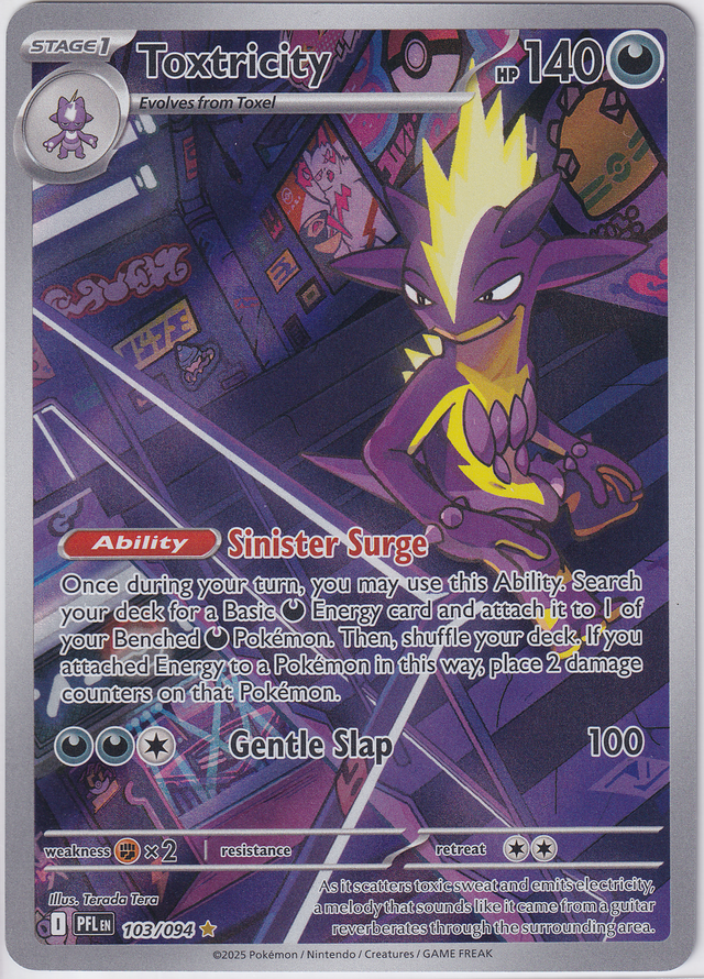 Pokémon Phantasmal Flames – Toxtricity Illustration Rare - Infinity TCG