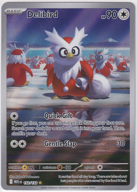 Pokémon Mega Evolutions – Delibird Illustration Rare - Infinity TCG