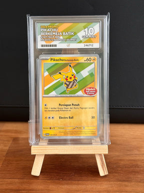 Pikachu Berkemeja Batik #101 ACE GEM MINT 10 Promo (Indonesian) - Infinity TCG