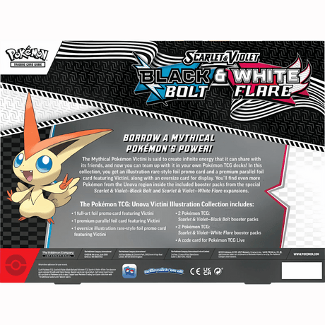 Pokémon - Scarlet & Violet - Black Bolt & White Flare - Unova Victini Illustration Collection - Infinity TCG