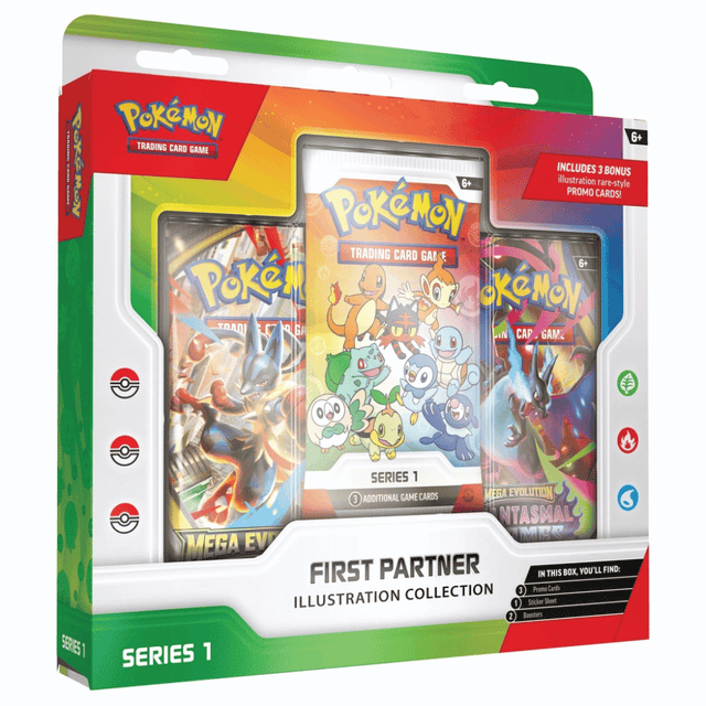 Pokemon 30th Anniversary First Partner Illustration Collection Box English Series 1 - Infinity TCG