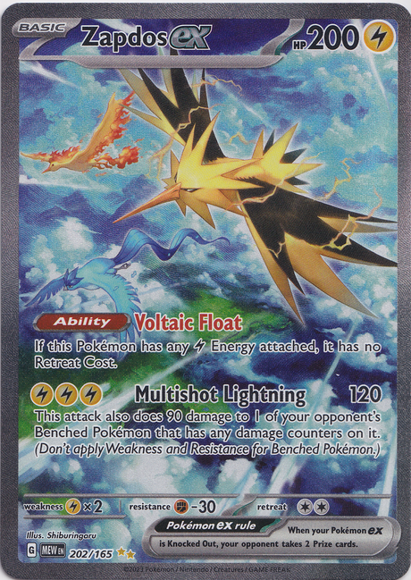 Pokémon 151 - Zapdos SAR ENG 202/165 - Infinity TCG