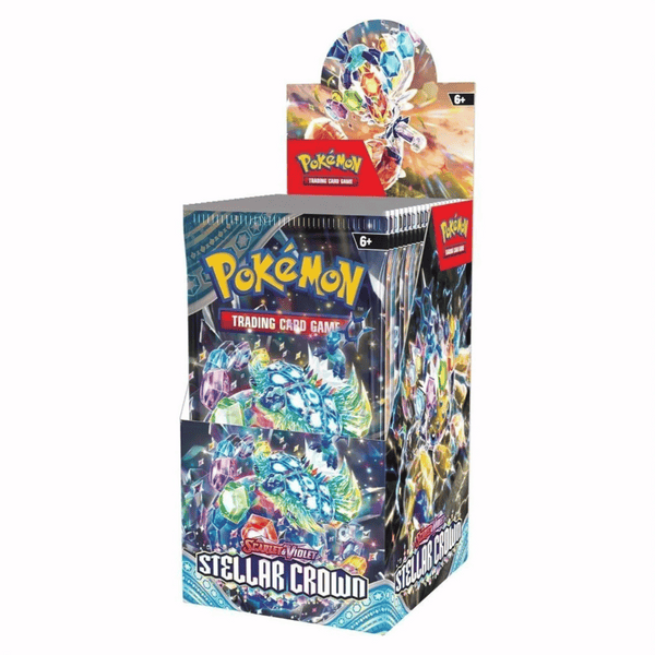 Pokmon: Scarlet & VioletStellar Crown Half Booster Box Collector LDN Pokmon: Scarlet & VioletStellar Crown Half Booster Box Collector LDN