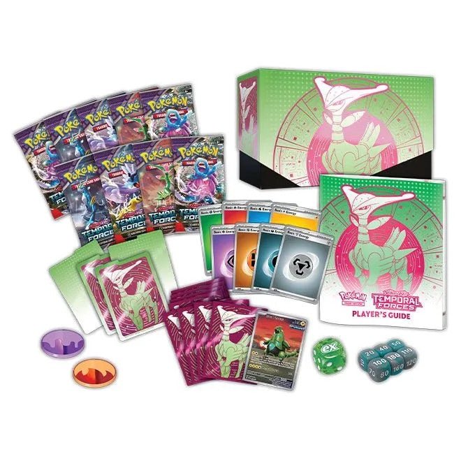 Pokemon - Scarlet & Violet - Temporal Forces - Elite Trainer Box - Iron Leaves - My Store