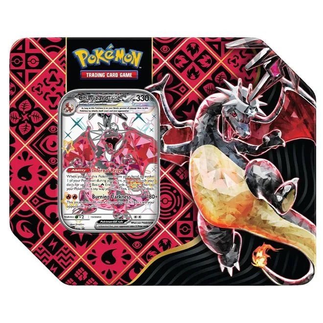 Pokemon - Scarlet & Violet - Paldean Fates - 7" Tin - Shiny Tera Charizard Ex - My Store