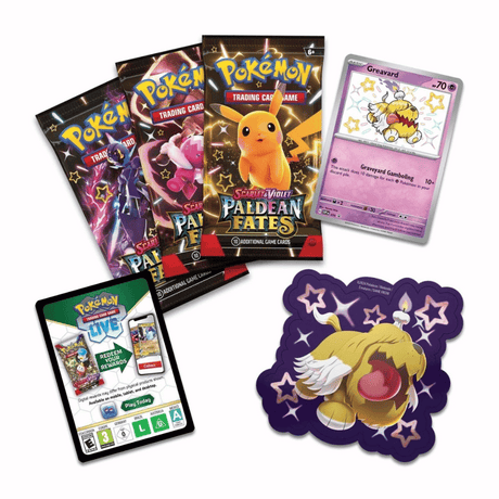 Pokémon - Scarlet & Violet - Paldean Fates - Greavard Tech Sticker Collection - Infinity TCG