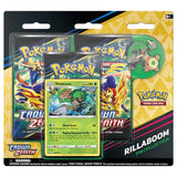 Pokemon - Sword & Shield - Crown Zenith - Rillaboom Pin Collection - My Store