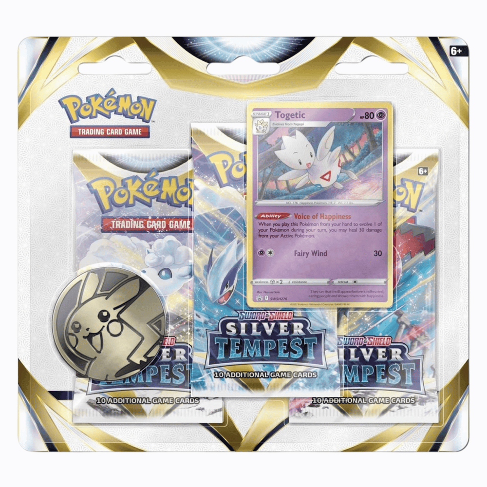 Pokmon - Sword & Shield - Silver Tempest - Togetic 3-Pack Blister Collector LDN Pokmon - Sword & Shield - Silver Tempest - Togetic 3-Pack Blister Collector LDN