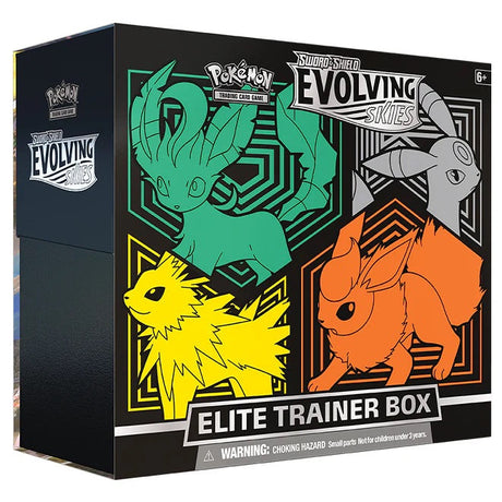 Pokemon - Sword & Shield - Evolving Skies Elite Trainer Box - Leafeon, Umbreon, Jolteon & Flareon - My Store